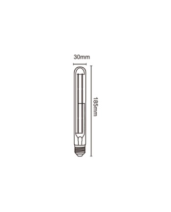 BOMBILLA LED VINTAGE AMBAR  T30 – 18,5cm - E27 – 6W - 2400K